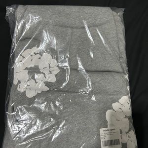 Gray Denim tears sweatpants